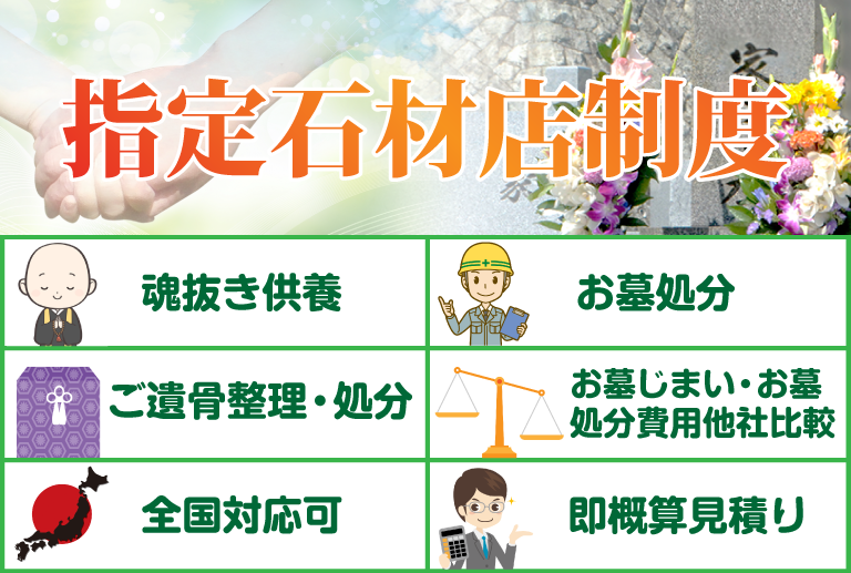 指定石材店制度