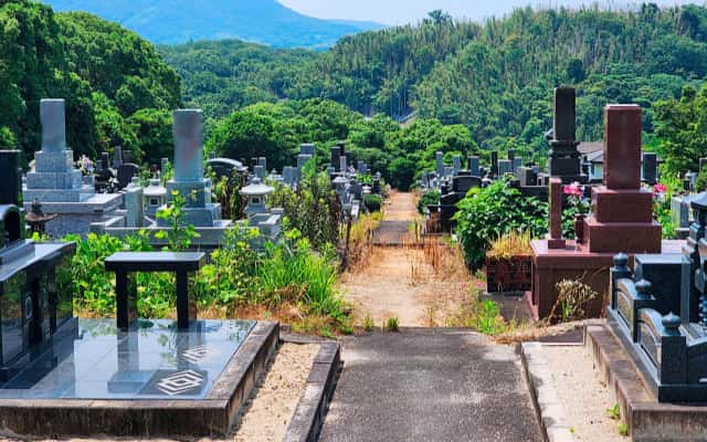 墓地までの距離と通路の状況