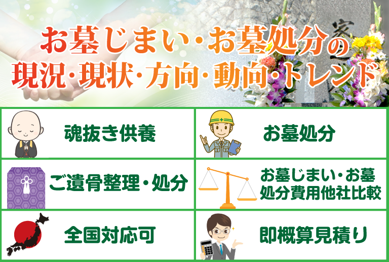 お墓じまいの歴史